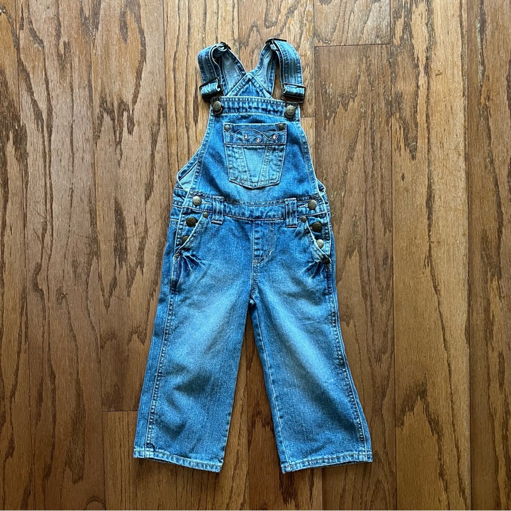 Girls size 2T Jeweled Jean Overalls